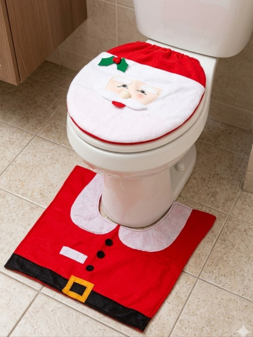 Monday Gift, Freebie Monday, Santa Bathroom Set❤️ Free Giveaway